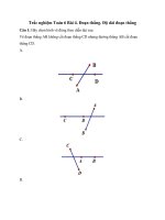 10 cau trac nghiem doan thang do dai doan thang chan troi sang tao co dap an toan 6 