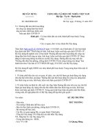 Công văn 4662/BXD-GĐ Hướng dẫn thi công xây dựng phù hợp các mức độ dịch