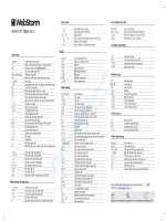 Phím tắt trong WebStorm Tổng hợp phím tắt trong WebStorm