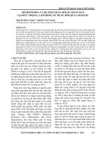 Mô hình hóa và dự báo thay đổi sử dụng đất tại Đức Trọng, Lâm Đồng sử dụng hồi quy logistic