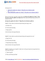 Câu hỏi trắc nghiệm lịch sử 12 bài 27 tổng kết lịch sử việt nam (phần 2) (có đáp án) FILE PDF 