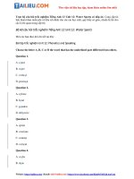 Bài tập trắc nghiệm tiếng anh 12 unit 12 water sports (có đáp án) file pdf 