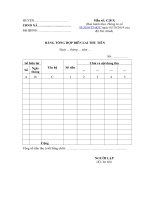 Bảng tổng hợp biên lai thu tiền Mẫu C28-X theo Thông tư 70/2019/TT-BTC