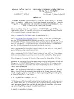 Thông tư 06/2022/TT-BGTVT Bổ sung dịch vụ hàng không do Bộ GTVT định khung giá