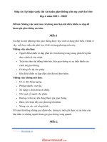 Đáp án Tự luận cuộc thi An toàn giao thông cho nụ cười trẻ thơ lớp 4 năm 2021 - 2022 Đáp án An toàn giao thông cho nụ cười trẻ thơ lớp 4 (Học sinh)