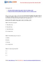 âu hỏi trắc nghiệm công nghệ 11 bài 15 vật liệu cơ khí có đáp án 