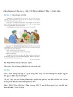 cau chuyen bo dua trang 138 139 tieng viet lop 2 tap 1 canh dieu w4but 