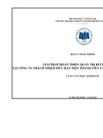 nâng cao quản trị rủi ro tín dụng tại công ty trách nhiệm hữu hạn một thành viên tài chính prudential VN 