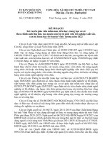 KẾ HOẠCH - huyện Vĩnh Tường