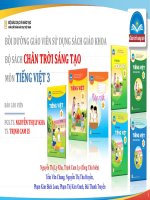 TẬP HUẤN SÁCH GIÁO KHOA TIẾNG VIỆT 3