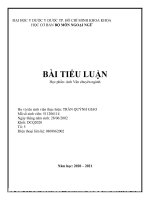 TIỂU LUẬN học phần anh văn chuyên ngành introduce the pharmacology  your paper should clearly present the following information differences between pharmacology and pharmacy 