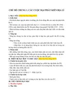 CHỦ đề CHUNG 1  các CUỘC PHÁT KIẾN địa lí   CTST 