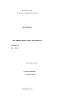 Phát triển sản phẩm du lịch đặc thù tỉnh đắc lắc 