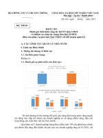 Hạnh phúc Hà Nội, ngày tháng năm 2022 BÁO CÁO Đánh giá ...