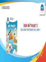 TẬP HUẤN SÁCH GIÁO KHOA MĨ THUẬT 3 BẢN 1