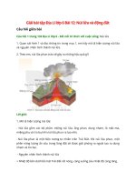 giai sgk dia li 6 bai 12 ket noi tri thuc nui lua va dong dat 