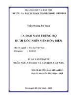 Cao dao nam trung bộ dưới góc nhìn văn hóa biển (luận văn thạc sĩ ngôn ngữ, văn học) 
