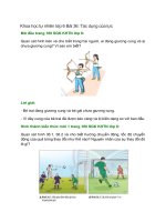 Giải bài tập Khoa học tự nhiên lớp 6 Bài 36: Tác dụng của lực