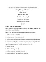 bo 10 de thi vat li lop 8 hoc ki 1 nam 2022 tai nhieu nhat 