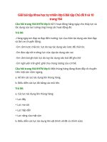 giai sgk khoa hoc tu nhien 6 canh dieu bai tap chu de 9 va 10 trang 164