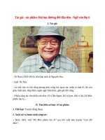 bai hoc duong doi dau tien tac gia bo cuc tom tat noi dung chinh dan y 