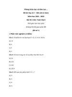 bo 40 de thi hoc ki 1 toan lop 6 nam 2022 co dap an ket noi tri thuc 