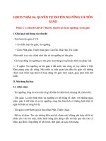 gdcd 7 bai 16 ly thuyet va trac nghiem quyen tu do tin nguong va ton giao 