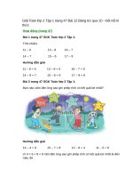giai sgk toan lop 2 tap 1trang 47 48 49 bai 12 bang tru qua 10 ket noi tri thuc 