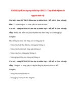 giai sgk khoa hoc tu nhien 6 bai 31 ket noi tri thuc thuc hanh quan sat nguyen sinh vat 