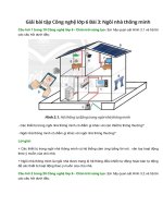 giai sgk cong nghe 6 bai 3 chan troi sang tao ngoi nha thong minh 