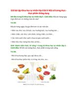 giai sgk khoa hoc tu nhien 6 bai 9 canh dieu mot so luong thuc thuc pham thong dung 