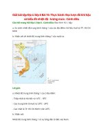 giai sgk dia li 6 bai 16 canh dieu thuc hanh doc luoc do khi hau va bieu do nhiet do luong mua 