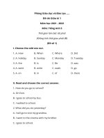 bo de thi tieng anh lop 5 giua ki 1 nam 2022 3 de 