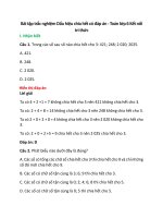 14 cau trac nghiem dau hieu chia het ket noi tri thuc co dap an toan 6 bvunq 