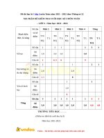 de thi hoc ki 1 lop 3 mon toan  theo thong tu 22 de 1 