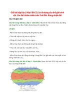 giai sgk dia li 6 bai 22 canh dieu su da dang cua the gioi sinh vat cac doi thien nhien tren trai dat rung nhiet doi 
