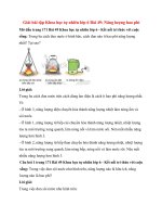 giai sgk khoa hoc tu nhien 6 bai 49 ket noi tri thuc nang luong hao phi 