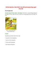 giai sgk dia li 6 bai 8 canh dieu xac dinh phuong huong ngoai thuc dia 