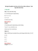 23 cau trac nghiem luy thua voi so mu tu nhien ket noi tri thuc co dap an toan 6 sdbwv 