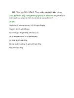 giai sgk cong nghe 6 bai 5 canh dieu thuc pham va gia tri dinh duong 