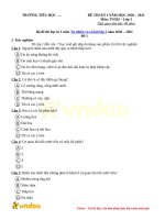 bo de thi hoc ki 1 mon tu nhien va xa hoi lop 3 