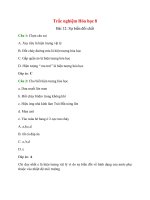 40 cau trac nghiem su bien doi chat co dap an hoa hoc lop 8 