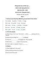 bo 40 de thi giua ki 2 tieng anh lop 5 nam 2022 2023 co dap an 