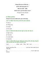 de thi hoc ki 1 lich su va dia li lop 4 nam 2022 2023 co dap an 10 de yagbe 