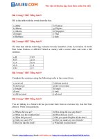 Tải Giải sách bài tập Tiếng Anh 9 Unit 1: A visit from a pen pal