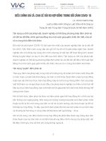 Điều chỉnh giá cả, chia sẻ rủi ro hợp đồng trong bối cảnh COVID 19 