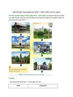 giai sgk cong nghe 6 bai 1 canh dieu nha o doi voi con nguoi 