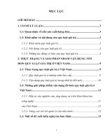 KINH TẾ CHÍNH TRỊ - QUY LUẬT GIÁ TRỊ TRONG NỀN KINH TẾ SẢN XUẤT HÀNG HÓA. THỰC TRẠNG VÀ GIẢI PHÁP NHẰM VẬN DỤNG TỐT HƠN QUY LUẬT GIÁ TRỊ Ở VIỆT NAM