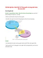 giai sgk dia li 6 bai 19 ket noi tri thuc thuy quyen va vong tuan hoan lon cua nuoc 