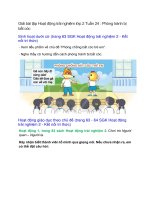 giai sgk hoat dong trai nghiem lop 2 trang 63 64 65 tuan 24 phong tranh bi bat coc ket noi tri thuc 